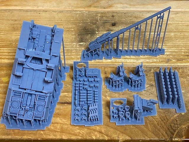 1/72 ヤークトティーガー フルインテリアモデル全パーツ