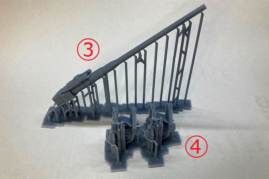 1/72 ヤークトタイガー フルインテリアキット主砲関連