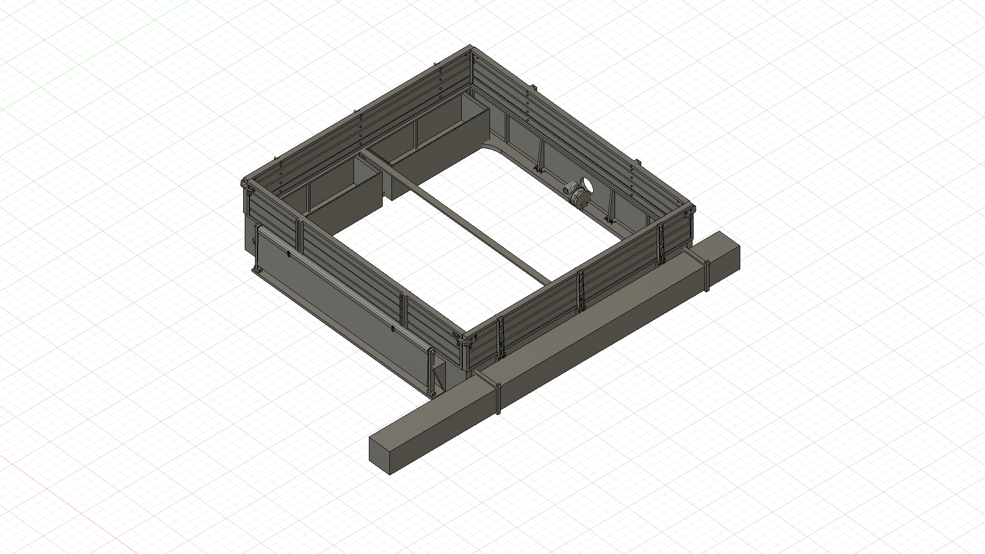 1/72 ベルゲパンター（Bergepanther） フルインテリアキット　ウィンチハウジングの組立て1