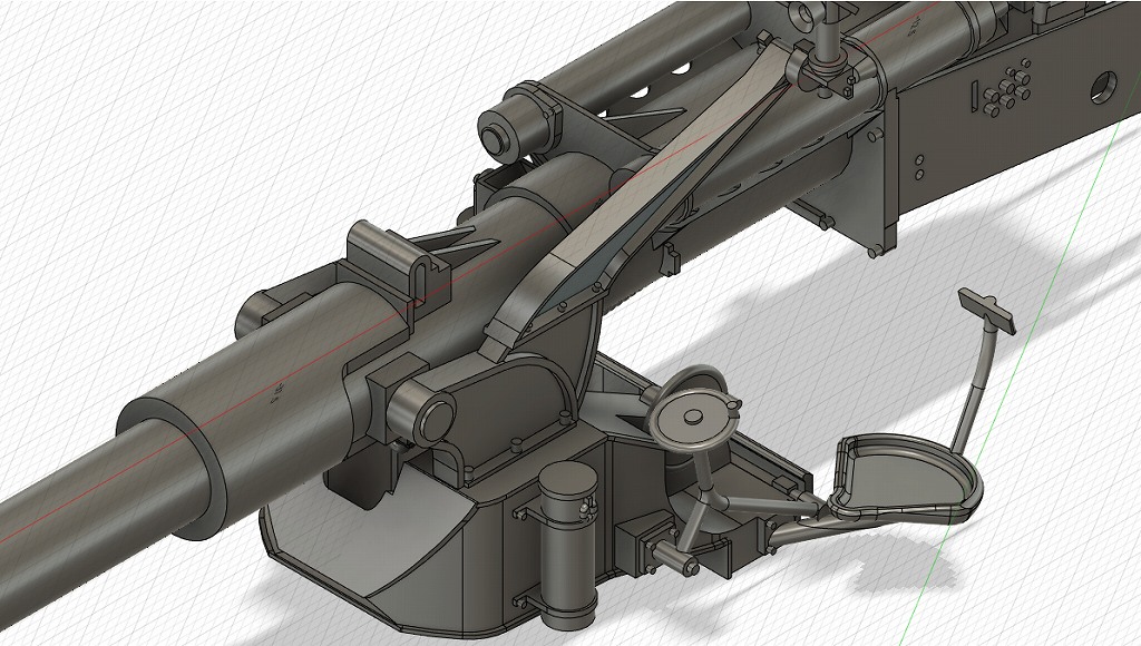 ヤークトパンター搭載アハトアハトをモデリングしたもの