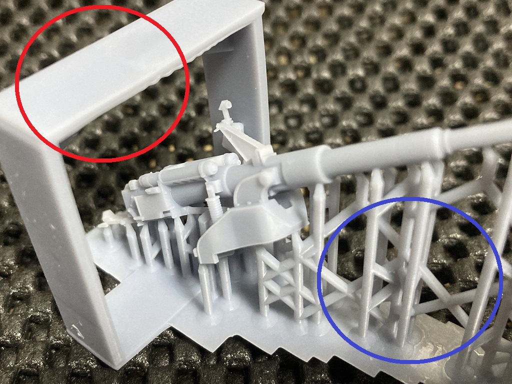 1/72 ヤークトパンター フルインテリアキット　サポートとガード