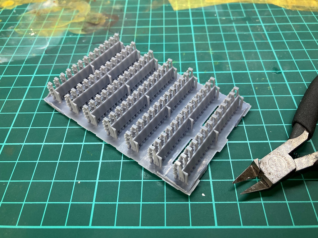 1/72 パンター系後期履帯（保護用ガイドの切り離し）