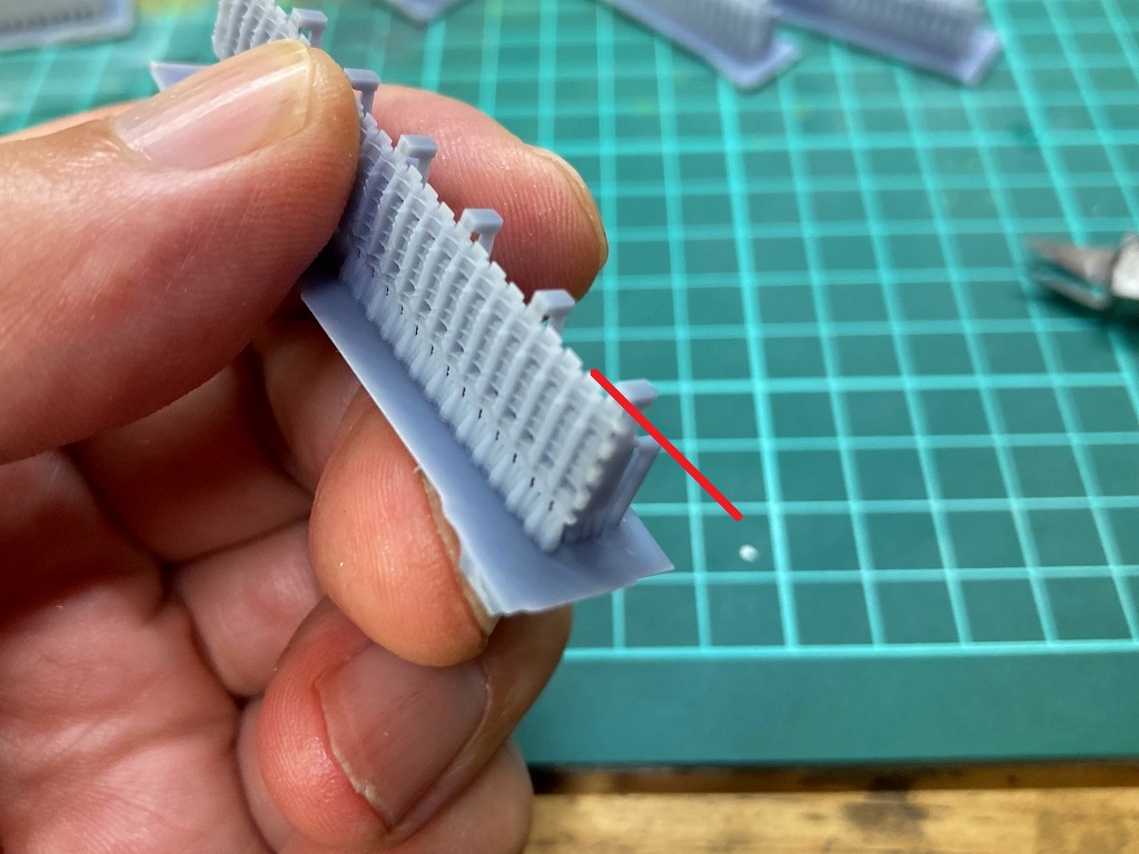 1/72 パンター系後期履帯（履帯上部の切断）