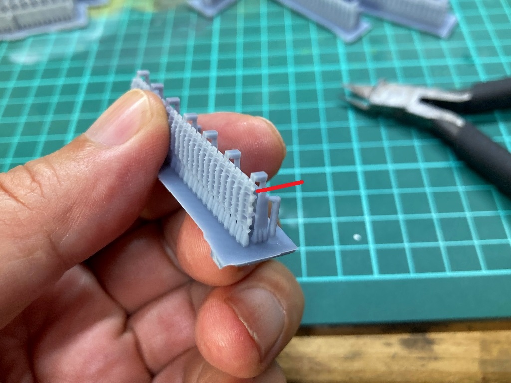 1/72 パンター系後期履帯（ガイドの切断）