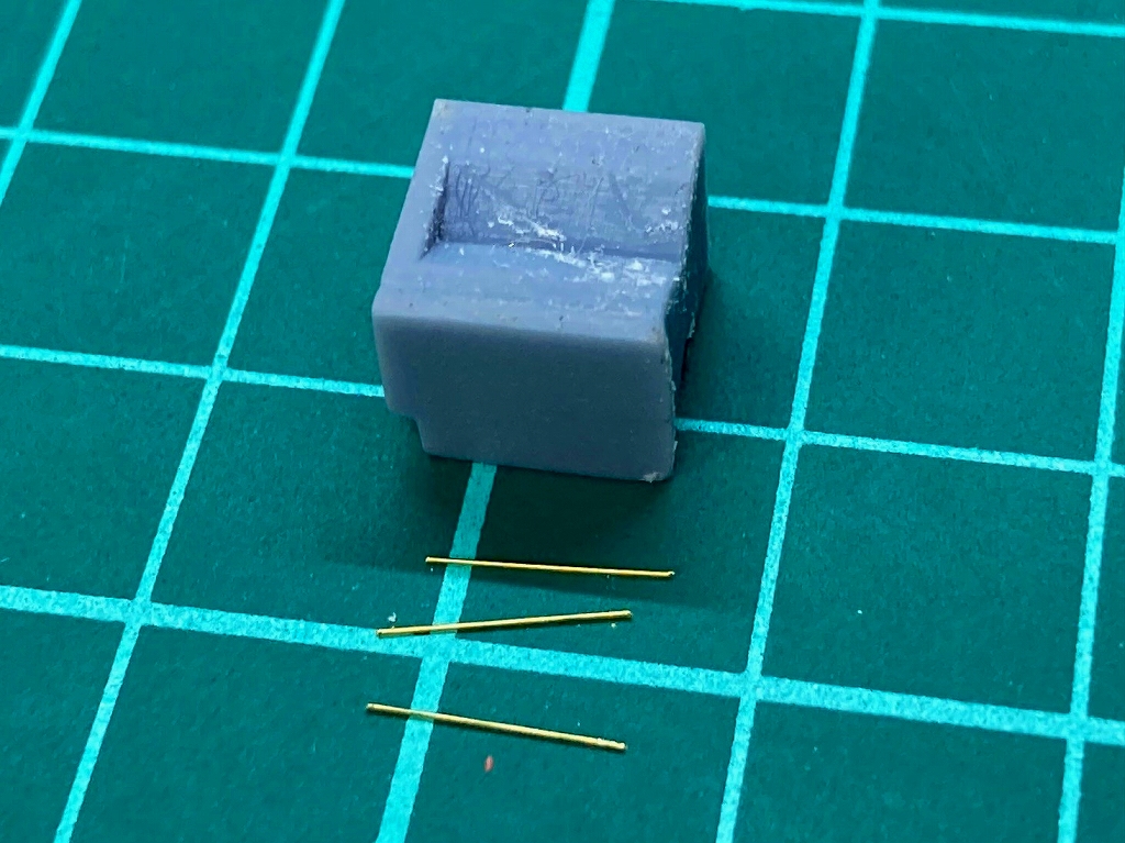 1/72 パンター系後期履帯 履帯ピンの作成